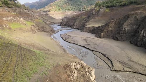 Arid Valley and River