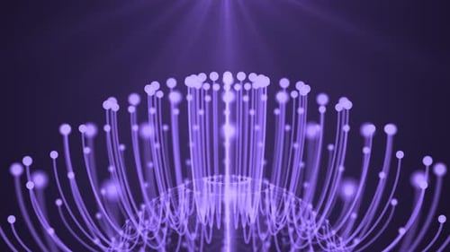 Purple Abstract Background Loop V8