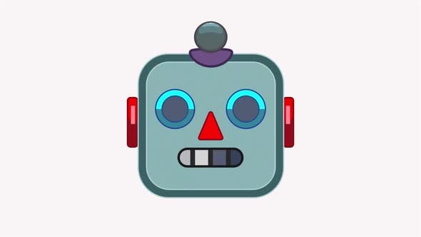 Animated Robot Icon, Elements Motion Graphics ft. Animated Robot Icon ...