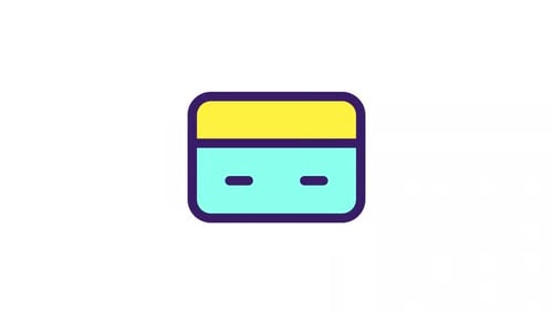 Animated Credit Card Color Ui Icon