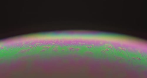 Abstract multicolor liquid background of spherical surface