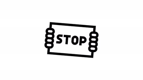 stop line icon animation