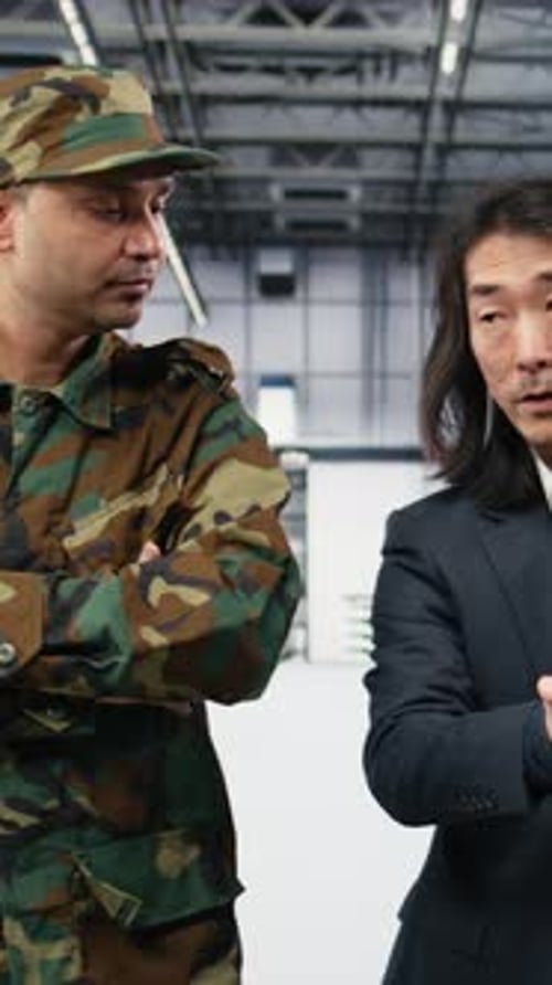 Vertical Video Military Manufacturing Microchips Essential to National Security