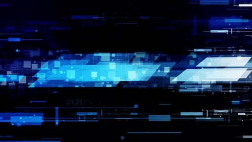 Technology Background Loop, Business Corporate Abstract 139