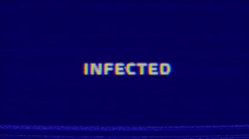 Digital Glitch Text Reveal Animated Title