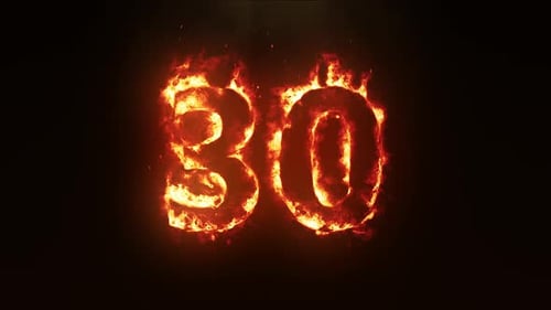 Burning Number 30. Fire Number