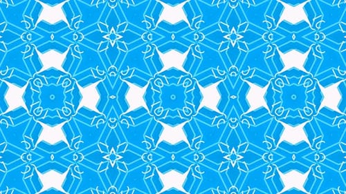 Animación de patrones de bucle sin fisuras de caleidoscopio, fondo abstracto de Motion Graphics multicolor.