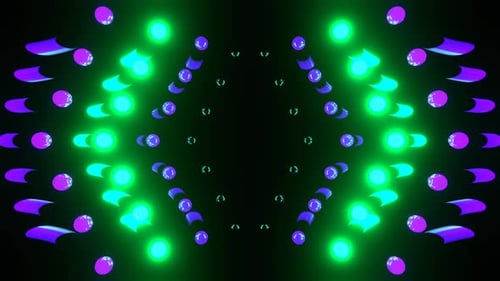 Purple And Turquoise Stage Strobe Lights Background Vj Loop In 4K