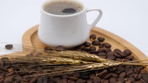 Coffee beans and coffee