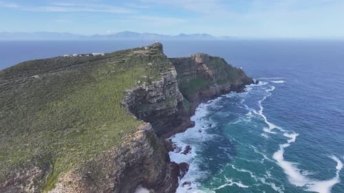 Famous Cape Point At Cape Town In Western Cape South Africa.