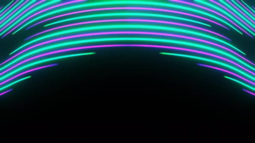 Purple And Turquoise Abstract Neon Vertical Lines Show Background Vj Loop In 4K