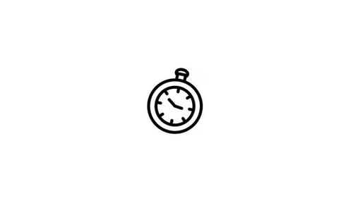 Animation des Taschenuhr-Symbols