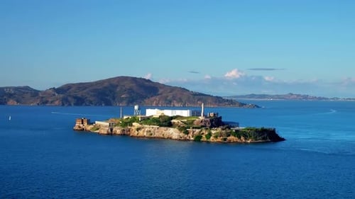 Aerial View Of Alcatraz Over San Francisco Bay 5
