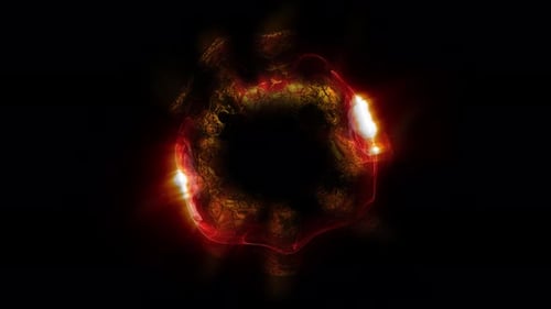 Dynamic Abstract Energy Ring Reveal Animation Element