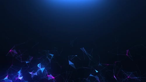 Blueviolet Abstract Background of Plexus