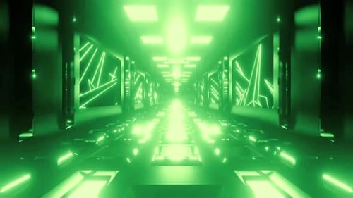 Abstract Colorful Tunnel Graphics