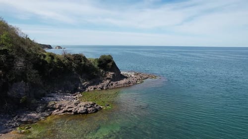 pristine rocky beach