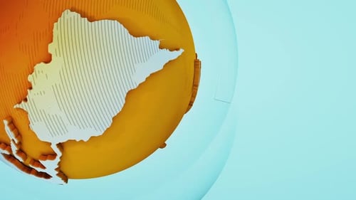 Animação do mapa mundial Hd V.6