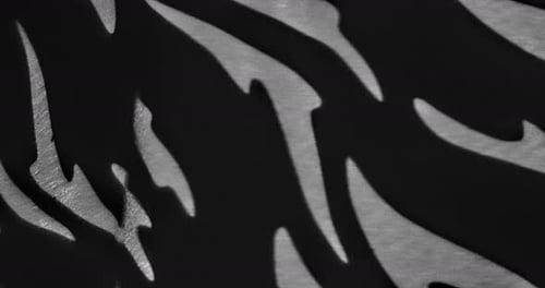 Abstract Black and White Pattern with Moving Light