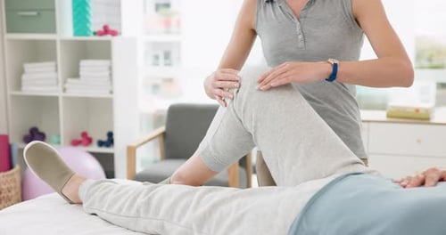 Physical Therapy Session for Senior Patient