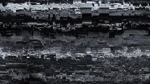 Digital Glitch Noise Static Background Animation