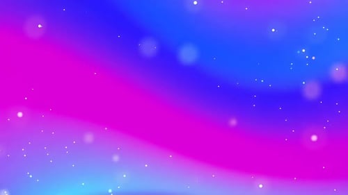 Animation mit flüssigem Farbverlauf in Neonlila und Blau