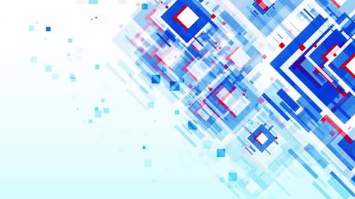 Technology Background Loop, Business Corporate Abstract 73