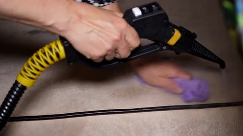 Surface Cleaning with Handheld Steam Cleaner