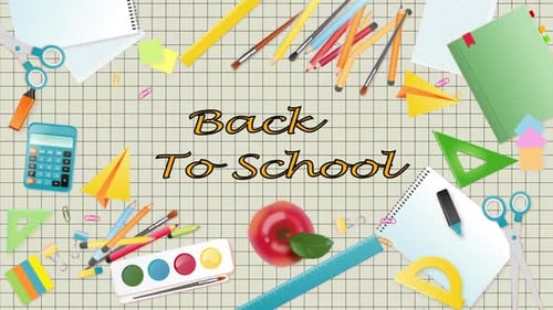 Back To School Background On Yellow