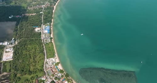 Tropical Coastline with Clear Waters and Lush Surroundings Lipa Noi Ko Samui Thailand