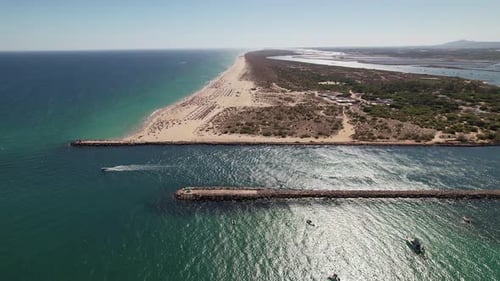 Summer Beach Holiday Aerial View