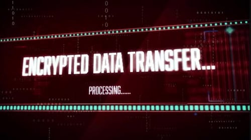 Encrypted data transfer processing