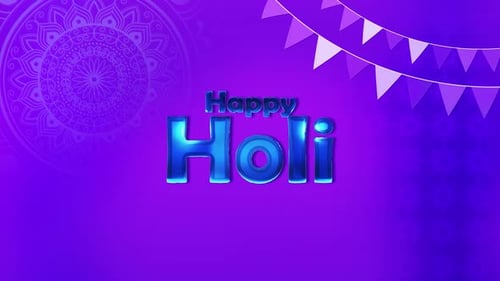 Happy Holi Loop