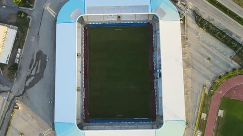 aerial football stadium