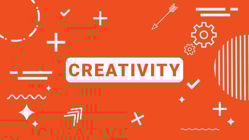 Stilvolle, informative Infografik, Loop-Animation, Kreativität, Titel, Infografik, Hintergrundelemente