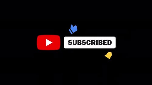 Bouton d'abonnement YouTube tendance