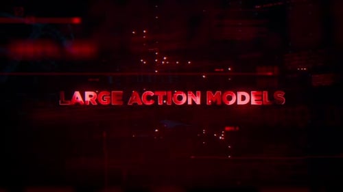 Futuristic Glitch Text Reveal Title Animation