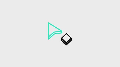 Geometric Pointer and Cube Shape Animation