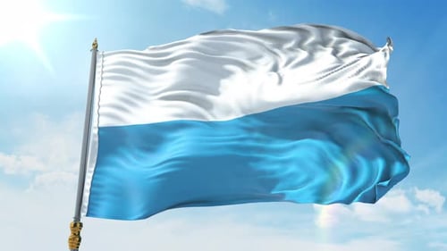 Flag Of Bavaria (Striped) 4K