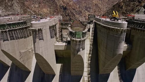 Semi-Completed Dam Construction