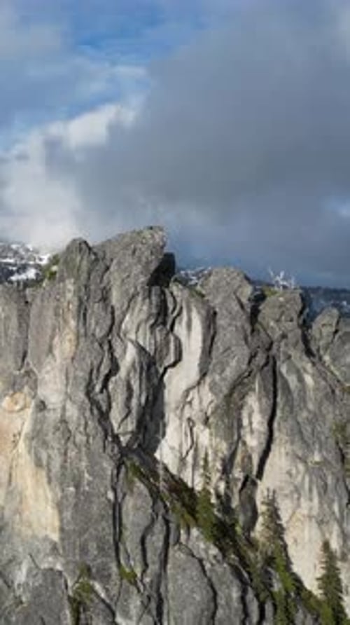 Jagged Mountain Peak. British Columbia, Canada.