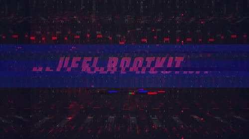 Abstract Digital Glitch Data Code Stream Background