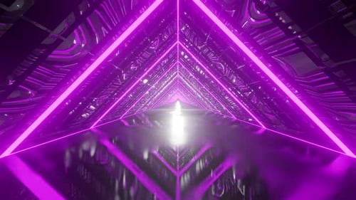 Travel Between The Stars Tunnel Vj Loop Background 4K