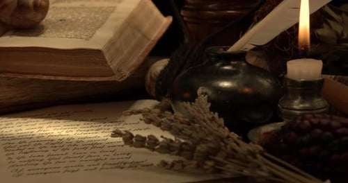 Work of a scholar of the past