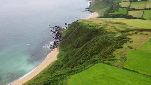 Aerial View of the Waterpark in Moville County Donegal Ireland