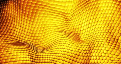 Abstract background with waves of iridescent moving snake scales. Screensaver beautiful video animat