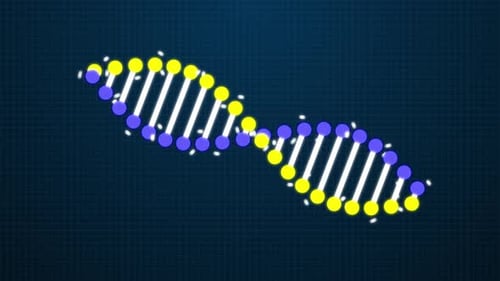 DNA Medical Futuristic and Genetic Engineering In Laboratory 4K