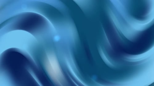 Fluid Abstract Blue Wavy Motion Graphics Background Loop