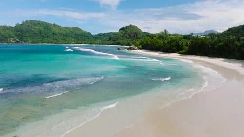 Beautiful Sandy Beach Seychelles Mahe