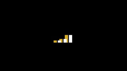 Bars symbol icon animation video
